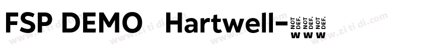 FSP DEMO   Hartwell字体转换